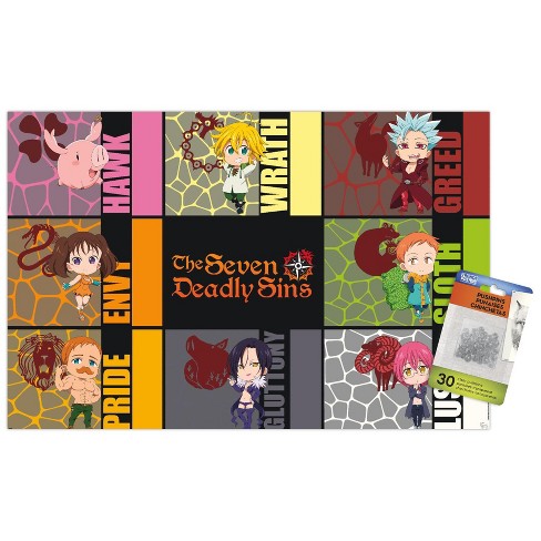 Trends International The Seven Deadly Sins: Season 3 - Chibi Sins Unframed Wall Poster Prints - image 1 of 4