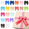 Unique Bargains Polyester Checkered Mini Satin Craft Ribbon Bow 1x1 Inch 200 Pcs - 4 of 4