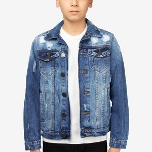 X RAY Boy's Cotton Denim Jacket - 1 of 4