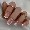 LOVELAY CREATIONS Square Short Press-On Nails with French Tip Designs - 3 of 4