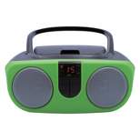Proscan 2.4-Watt-RMS Portable CD Boom Box with AM/FM Radio (Green)