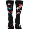 HalloweenCostumes.com One Size Fits Most  Dr. Seuss Costume Character Socks for Adults., Black/Blue/Red - 2 of 4