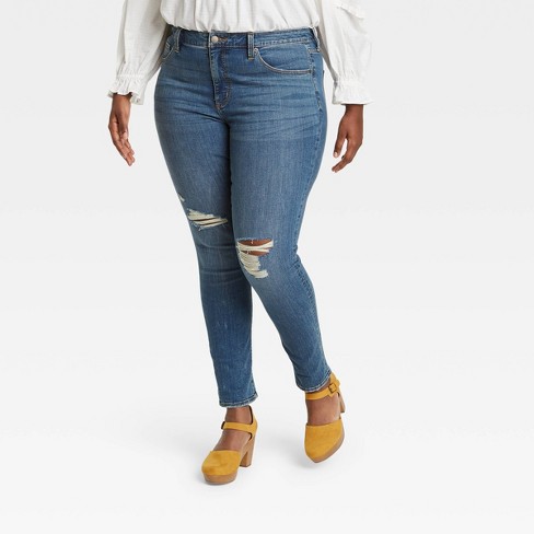 Women's High-Rise Skinny Jeans - Universal Thread™ - image 1 of 3