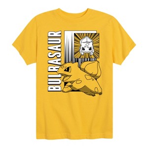 Boys' - Pokémon - Bulbasaur Anime Battle Short Sleeve Graphic T-Shirt - 1 of 4