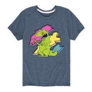 Boys' - Rugrats - Reptar Shreds Short Sleeve Graphic T-Shirt - 1 of 4