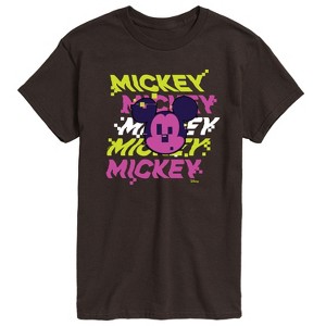 Men's - Disney - Mickey Stacked Short Sleeve Graphic T-Shirt - 1 of 3