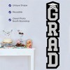 Big Dot of Happiness Graduation Cheers Banner - Vertical Shaped Banner Decorations - 2 of 4