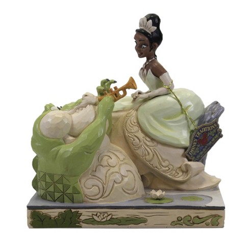 Disney Traditions Princess and the Frog Tiana and Louis White Woodland  Bayou Beauty by Jim Shore Statue