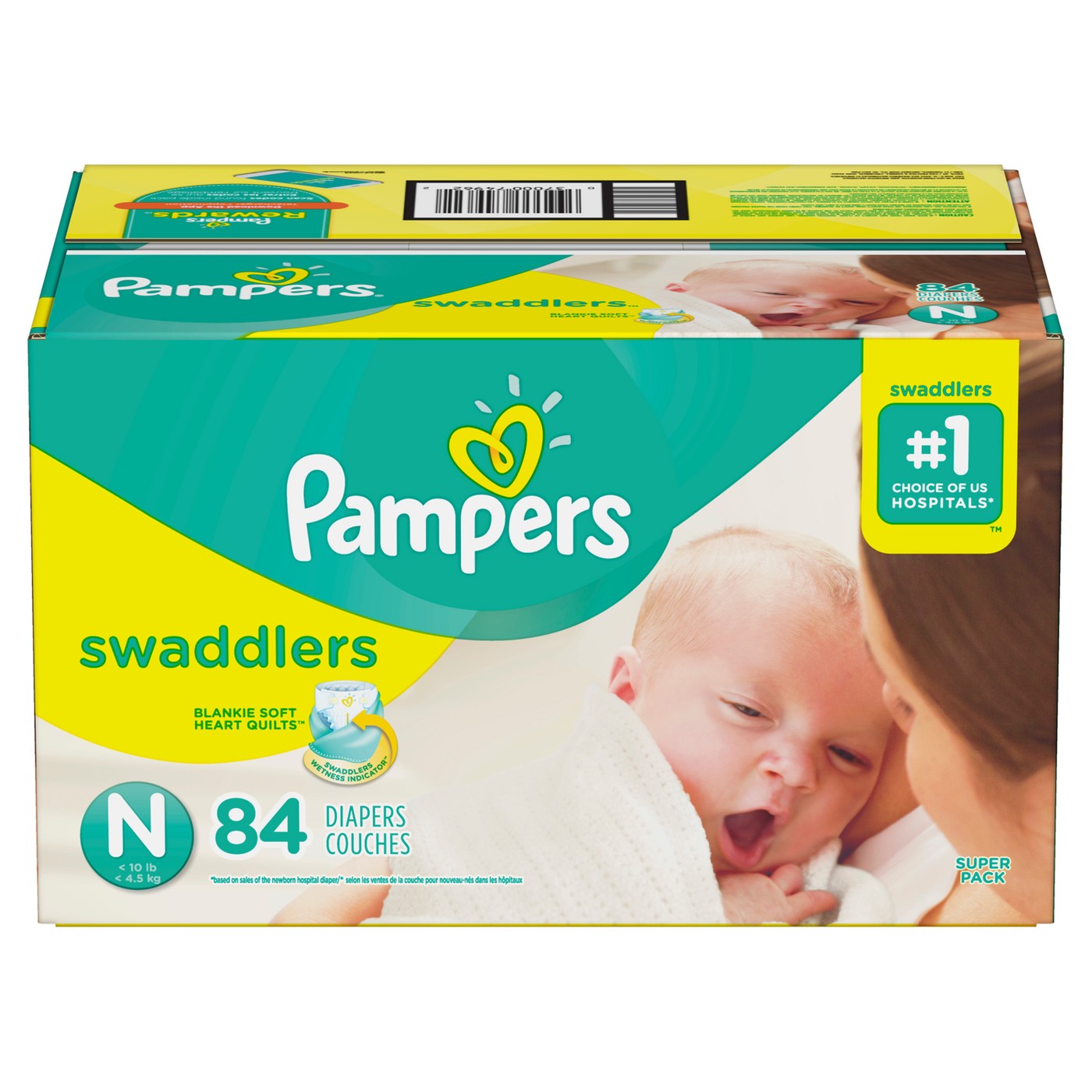Pampers Swaddlers Diapers Super Pack (Select Size) - image 1 of 3