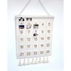 Aoibox Christmas Advent Calendar 16 x 20 Inch Felt Board with 25 Pockets Holds Mini Photos Candy Countdown for Kids 1 Piece - 4 of 4