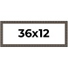 PosterPalooza | 36x12 Modern Bamboo Picture Frame, UV Acrylic, 5 Finishes - 2 of 4