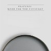 LunaLulinlk Dinnerware Gray Stoneware Salad Round Plates, 4 Pack - 3 of 4