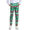 Suitmeister Boys Christmas Suit - Christmas Green Nordic - Green - 4 of 4