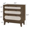 Rattan 3 Different Drawer Dresser for Bedroom,Natural Modern Closet Dresser with Wooden - 2 of 4