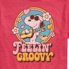 Men's - Peanuts - Feelin Groovy Snoopy And Woodstock Short Sleeve Graphic T-Shirt - 2 of 4