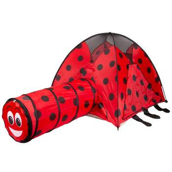 Pacific Play Tents Kids Ladybug Tent and Tunnel Combo