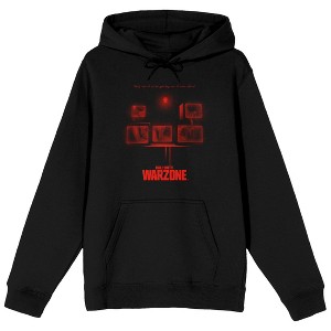 Call of Duty Warzone Red Loot Crates Men's Black Sweatshirt - 1 of 2