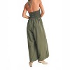 Women's Smocked Halter Jumpsuit - MIOU MUSE - 2 of 3