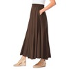 Woman Within Plus Size Wide Elastic Waist Skirt - 4 of 4