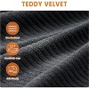 83" Modern Sofa, Corduroy 3 Seater Deep Seat Couch with Wide Armrest, Removable Washable Cushion Cover, Comfy Sofa - 4 of 4