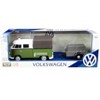Volkswagen T1 Pickup with Canopy Green and White with Trailer "Road Service" 1/24 Diecast Model Car by Motormax - image 2 of 3