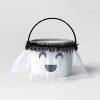 Halloween Light Up Plush Ghost Round Polyester Trick or Treat Pail - Hyde and EEK! Boutique™ - 3 of 4