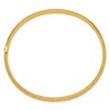 Black Bow Jewelry 4.75mm 14k Yellow Gold Diamond Cut Fancy Hinged Bangle Bracelet - 2 of 4