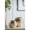 NicBex Aluminum/Ceramic Chisel Flower Vase, Muilt Sizes Short Round Metallic Decorative Vase for Tabletop, Living Room - 4 of 4