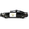 2023 Dodge Charger Pursuit Police Car Black and White "Law Enforcement and Public Service" 1/24 Diecast Model Car by Motormax - 2 of 4