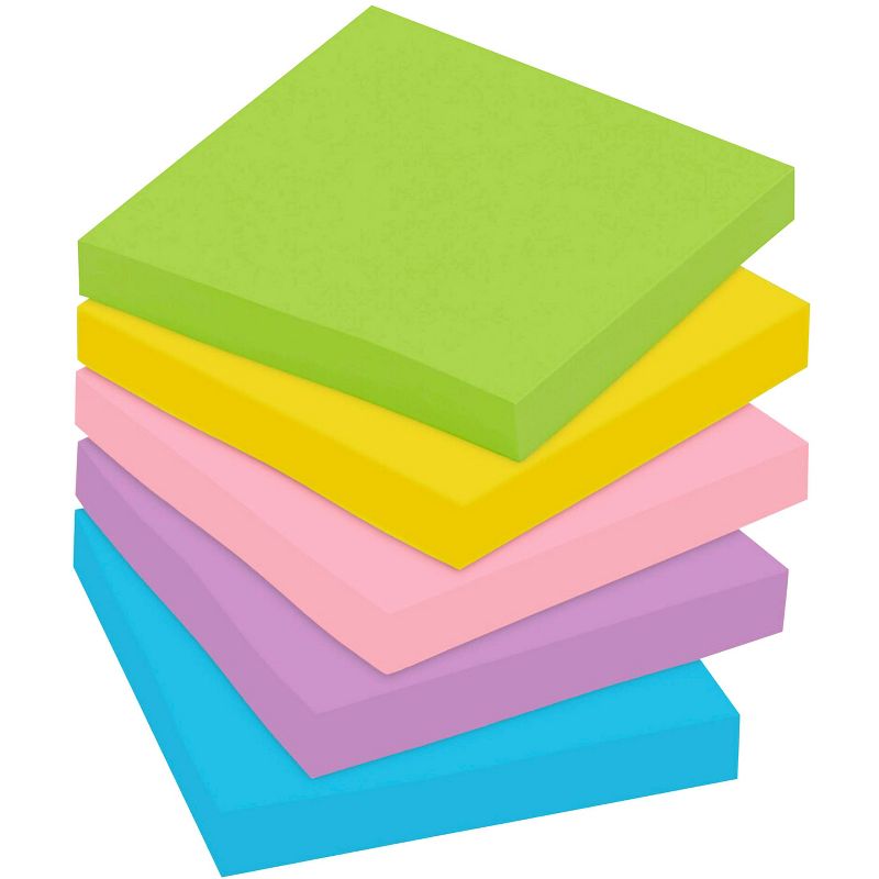Post-it Original Notes 100 Sheet Pad, 3 x 3 Inches, Floral Fantasy Colors, Pack of 14, 2 of 3