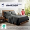 Kickoff Home Viscose from Bamboo Sheets Set 300 Thread Count 100% Organic Bamboo Viscose Cooling Bedding Sheets Hot Sleepers, Flat, Fitted, Pillowcase - 2 of 4