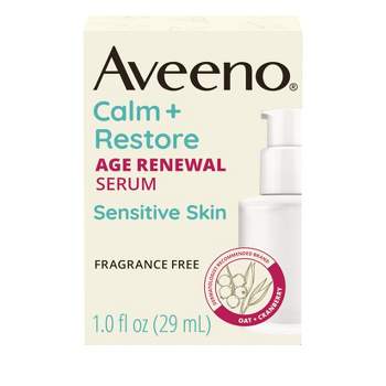 Aveeno Calm + Restore Age Renewal Face Serum - 1.0 fl oz