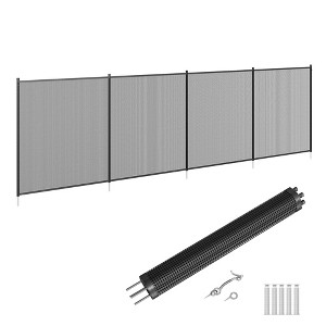 Swimming Pool Fence for Inground Pools, Removable Safety Pool Fencing with Aluminum Legs, Easy DIY Install Pool Fence for Backyard Garden Pool - 1 of 4