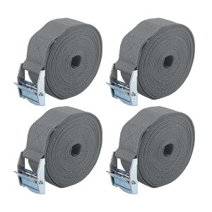 Unique Bargains Cargo Tie Down Straps Heavy Load Lashing Straps Travel Luggage Strap Adjustable with Cam Lock Buckle for Car Truck - 1 of 4