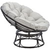 DOMETOUR Outdoor Moon Chair with Light Grey Cushion - 4 of 4