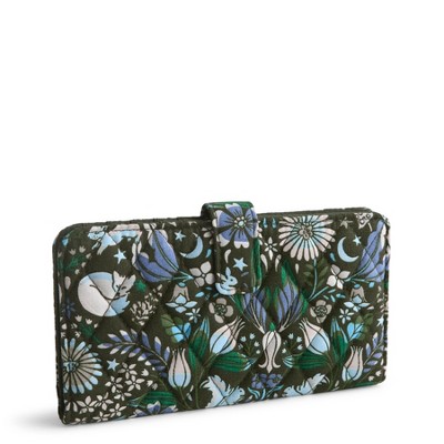 Vera Bradley Women's Outlet Cotton Medium Essential Tab Wallet