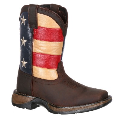 Lil' Rebel by Durango Kids Western Boot, DBT0159, Patriotic