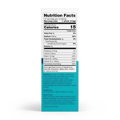 Liquid I.V. Sugar Free Hydration Multiplier Powder Electrolyte Drink Mix - White Peach - 0.45oz/12ct
