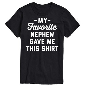 Men's - Instant Message - My Favorite Nephew Gave Me This Shirt Short Sleeve Graphic T-Shirt - 1 of 4