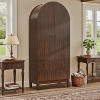 SinCiDo Arched Cabinet, 71 "High Pantry Cabinet, with Adjustable Shelves and 2 Large Drawers, Cabinet, for Living Room, Bathroom, Kitchen - 4 of 4