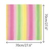 INSPIRE CHIC Women's Chiffon Colorful Gradient Square Soft Sheer Neck Scarves 1Pc - 3 of 4