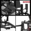Hip Abduction Machine, Inner and Outer Thigh With 6 Levels Gear System & 4-Position Backrest Adjustment, Home Gym Equipment, Abductor Adductor - 3 of 4
