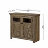 Two Large Cabinets, Sideboards, And Side Table Cabinets, Suitable For The Entrance Hall And The Sideboard Tables In The Dining Room. - 3 of 4