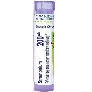 Stramonium 200CK by Boiron Homeopathic Single Medicine For Stress & Sleep  -  80 Pellet - 1 of 4