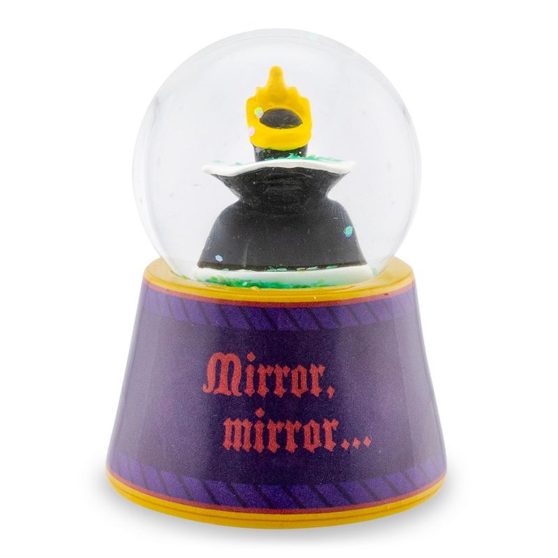 Silver Buffalo Disney Snow White Evil Queen "Mirror, Mirror" Mini Light-Up Snow Globe, 4 of 10