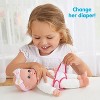 Kidoozie Sweetie Doll, Includes diaper, pajamas headband and bottle, soft-bodied, 12 inch doll with open and close eyes, ages 12 months and up - 4 of 4