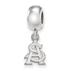 Black Bow Jewelry Sterling Silver Arizona State Sun Devils NCAA Bead Charm - 1 of 4