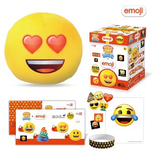 Miraball Maxi Surprise Box, Emoji - MEGA Plush Toy with Hidden Surprises & Playable Blind Box - 10" Soft Plush, Fun Playscape for Kids - 1 of 4