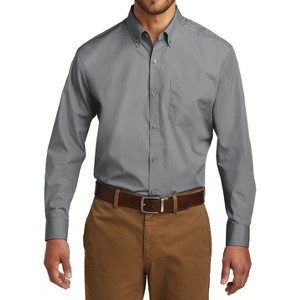 Mafoose Men's Classic Long Sleeve Stain Release Carefree Poplin Woven Shirt - 1 of 4