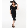 Unique Vintage Women's Shailene Pencil Dress - 3 of 4